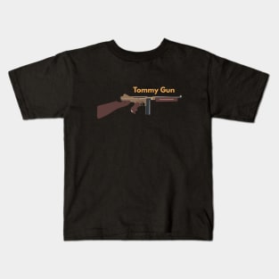 WW2 Tommy Gun Kids T-Shirt